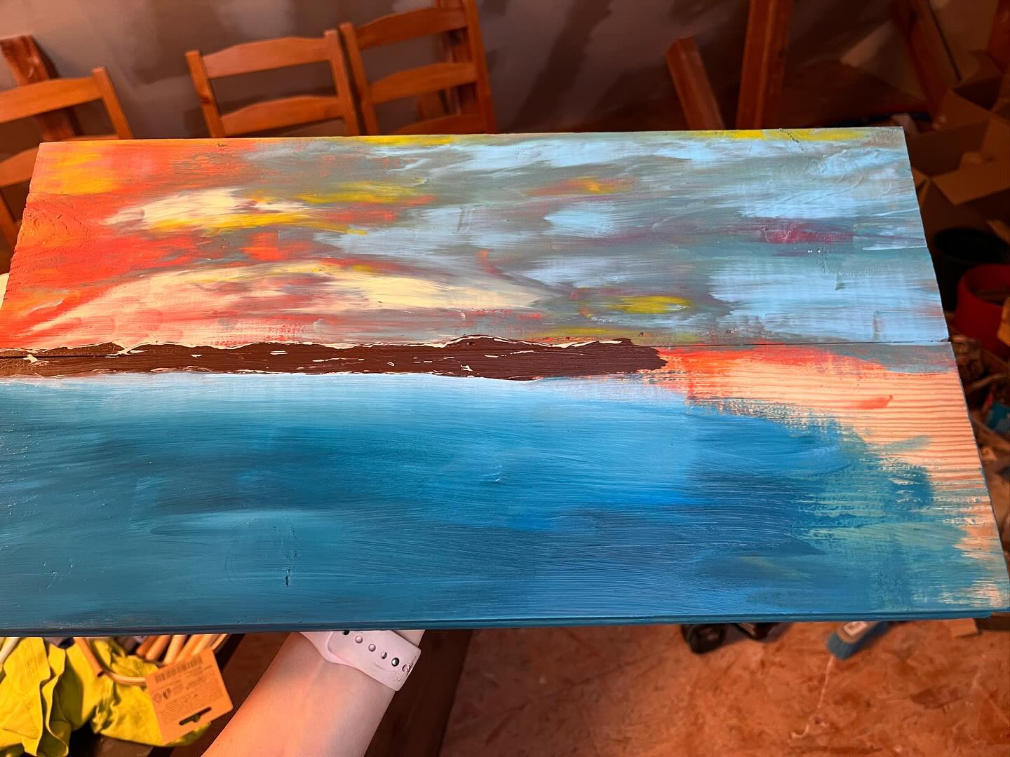 Słońce odpływa, domy czekają